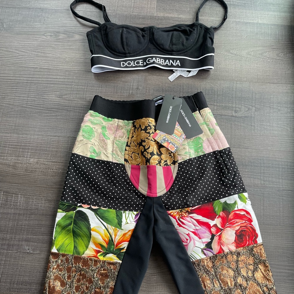 Women’s Dolce & Gabbana two piece set.